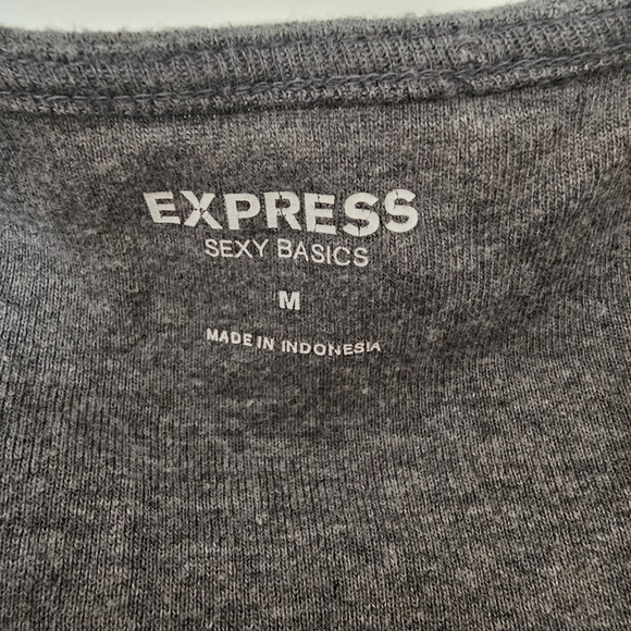 Express Swoop Neck Tunic Top M - Picture 3 of 3